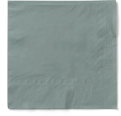 Produktbild von Sovie HOME Serviette Grau aus Tissue 33 x 33 cm, 3-lagig, 20 Stück