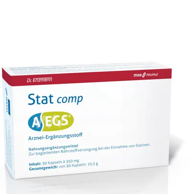 Produktbild von Dr. Enzmann AEGS Stat comp - Ubiquinol Q10 MSE - Coenzym Q10 Kapseln