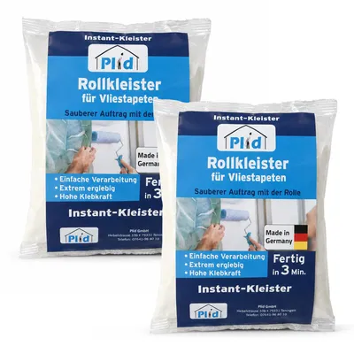 Produktbild von Plid Rollkleister für Vliestapeten, 2 x 200 g, in 3 Minuten gebrauchsfertig