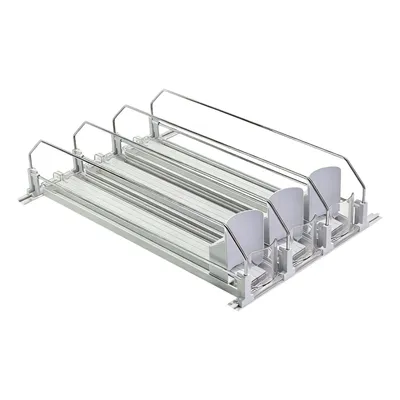 Produktbild von 3 Stück Kühlschrank Organizer für Getränkedosen, Dosen Organizer, Weiß 31 x 25 x 8cm