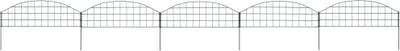 Obrázek produktu pro Obloukový zahradní plot 77,3 x 26 cm zelený