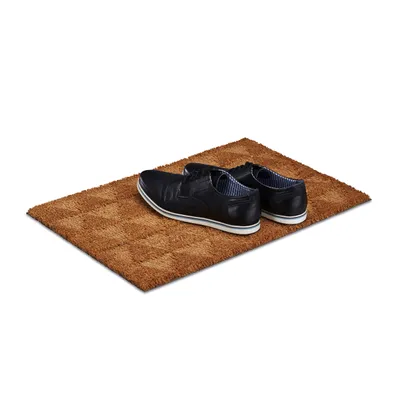Image de relaxdays Paillasson Triangles