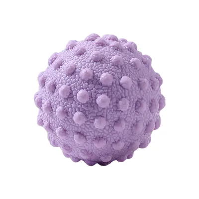 Produktbild von Harter Massageball mit Noppen, Igelball mit Stacheln, Massageball für Fuß, Hand, Rückenmuskulatur, Plantarfasziitis, myofasziale Entspannung, Schmerzlinderung, Massageball