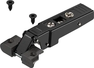 Image de BLUM CLIP top ONYX Charnière à cadre alu 95°, droite sans ressort, vis