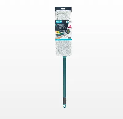 Produktbild von EDEKA zuhause Power-Wischer Bodenwischer Set Mikrofaser Teleskopstiel 130cm