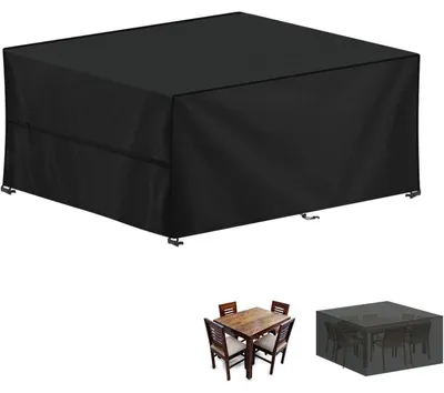 Obrázek produktu pro Ochranná plachta na zahradní nábytek, materiál Oxford 420D, rozměry 140x100x75 cm, voděodolná, větruodolná