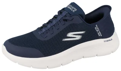 Produktbild von SKECHERS Slip-ins Damen Schlupfsneaker blau Textil vegan -  Größe: 37