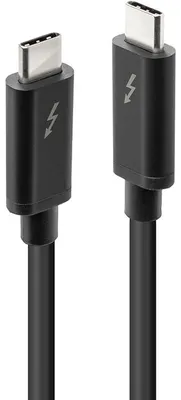 Obrázok produktu pre Lindy 41556, Samec, Samec, 1 m, Čierna, 20 Gbit/s, 60 W
