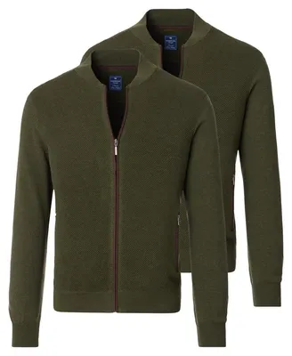 Produktbild von Redmond 2er Pack Basic Strickjacke Klassische Passform mit Reißverschluss, Natürliches Material, Vielseitig kombinierbar für jeden Tag