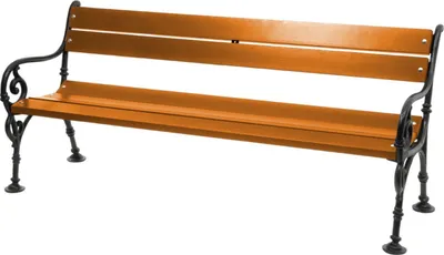 Produktbild von Gartenbank Wetterfest Holz 0109 Parkbank Balkonbak Ergonomisch 155x69x40 cm Teak