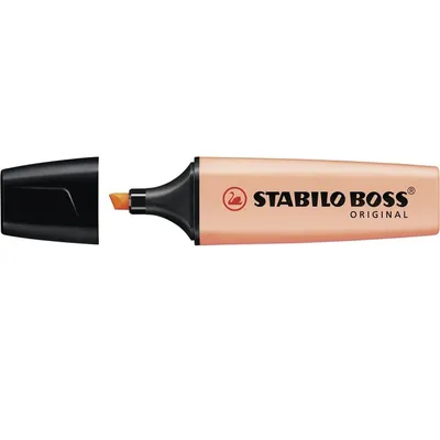 Produktbild von Textmarker - STABILO BOSS ORIGINAL Pastel - 10er Pack - cremige Pfirsichfarbe