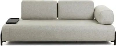 Produktbild von Sofa Compo 3-Sitzer beige mit kleinem Tablett 232 cm
