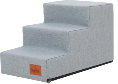 Obrázek produktu pro Hobbydog schůdky pro psy Inari, pro nemocná a starší zvířata, pomoc při vstupu, rampa Dvě velikosti - 3 schůdky - 50 x 30 x 30 cm [velikost: M] - holubičí šedá