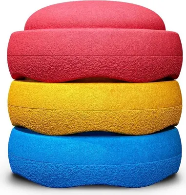 Produktbild von Stapelstein 3er Set Rainbow ., Farbe:Classic Primary
