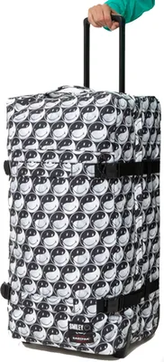 Produktbild von EASTPAK Trolley Koffer TRANSIT´R L   Smiley YY Black 121L mit TSA Schloss