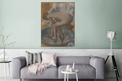 Produktbild von MuchoWow® Poster Die Tobbe - Gemälde von Edgar Degas 120x160 cm - Wandbilder