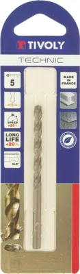 Zdjęcie produktu dla Wiertło do metalu TIVOLY, średnica 5 x 16 cm