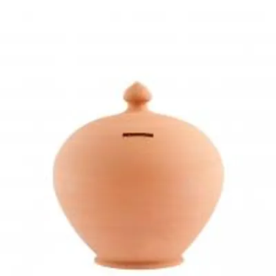 Immagine prodotto di Salvadanaio Tondo In Terracotta Cm 15