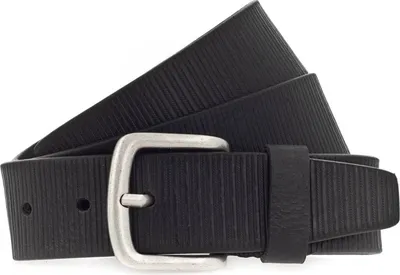 Produktbild von Vanzetti Leder Gürtel 40mm Leather Belt W80 Black schwarz