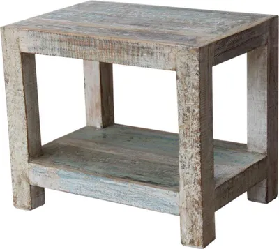 Produktbild von Kaffeetisch, Beistelltisch, Couchtisch - Modell 21, Weiß, Holz, 41*48*33 cm, Kaffeetische & Bodentische