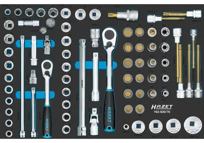 Produktbild von Hazet Werkzeug Satz 163-630/76, 76-tlg.