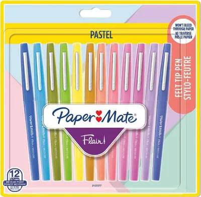 Image de PAPER:MATE 2137276 Stylo fibre Flair PASTELL 6 blisters