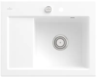 Produktbild von Villeroy & Boch Keramikspüle 331302RW, Subway 45 Compact Einbauspüle - inkl.
