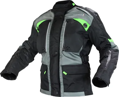 Obrázek produktu pro Bunda moto dámská FIORANO textilní černá / zelená XL