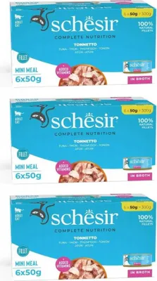 Produktbild von SCHESIR in cooking water Tuna - nassfutter für Katzen - 6 x 50 g