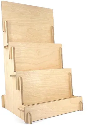 Obrázok produktu pre Drevený pultový stojan, rýchlo montovateľný, 1 ks, breza s certifikátom