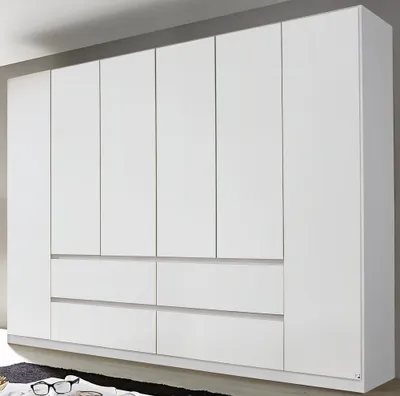 Produktbild von RAUCH AA027_4324 Kleiderschrank, 6-trg. Mainz in Weiss