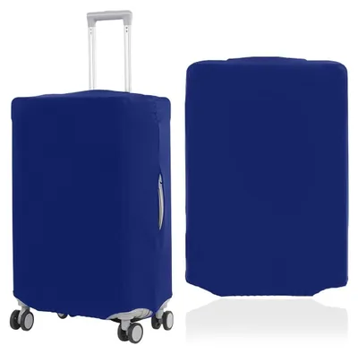 Image de Housse de protection pour valise, étanche à la poussière, taille L, bleue, pour grandes valises