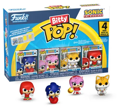 Zdjęcie produktu dla Blister z 4 figurkami Bitty POP Sonic The Hedgehog