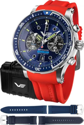 Produktbild von Vostok Europe 6S21-511A772SR rote Uhr
