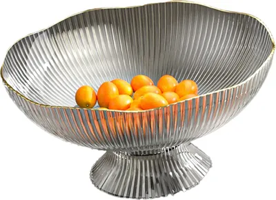 Obrázok produktu pre Plastová podnožka na ovocie s odtokovým otvorom Odnímateľná základňa Domácnosť Obývacia izba Konferenčný stolík Ovocie Candy Snack Display Plate Gray