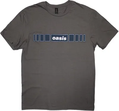 Produktbild von Oasis - T-Shirt Logo für Herren/Damen Uni RO13468 (M) (Anthrazit)