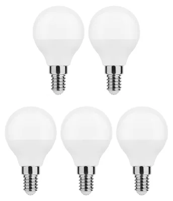 Produktbild von Modee E14 LED Kugellampe P45 7W 700lm 2700K Warmweiß 5 Stück
