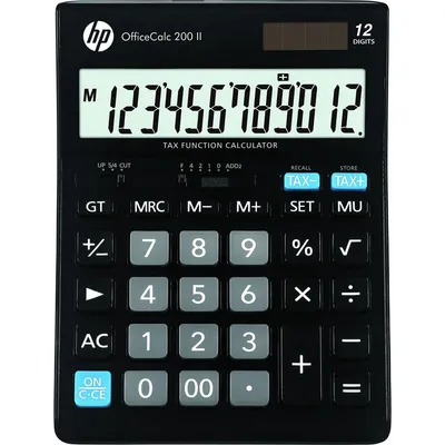 Zdjęcie produktu dla kalkulator hp HP-OC200II Kalkulator biurkowy hp "OfficeCalc 200 II", kolor: czarny