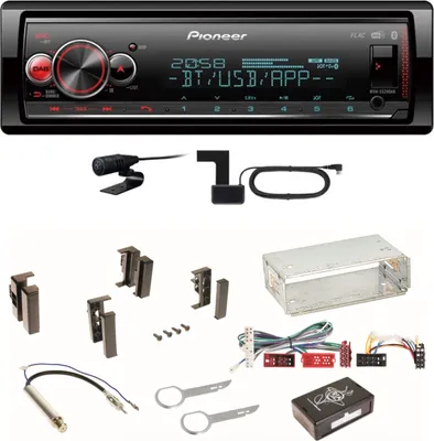 Produktbild von Pioneer MVH-S520DAB USB FLAC Digitalradio Einbauset für Audi A4 B5 A6 4B C4 A8