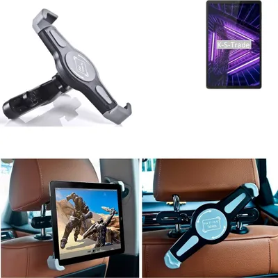 Produktbild von K-S-Trade Tablethalterung kompatibel mit Lenovo Tab M10 FHD Plus Wi-Fi KFZ Kopfstützen Halterung 360° Auto Sitzhalterung Headrest Holder Halter