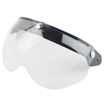 Obrázek produktu pro Univerzální 3 Snap Retro Helmet Visor Větruodolná ochrana proti slunci Poloviční obličej Motocyklová přilba Visor