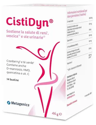 Produktbild von Metagenics CISTIDYN Nahrungsergänzungsmittel für die Harnwege mit D-Mannose, 14 Beutel