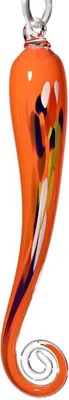 Produktbild von Hängezapfen L Gartenflair 43cm mit Stab orange