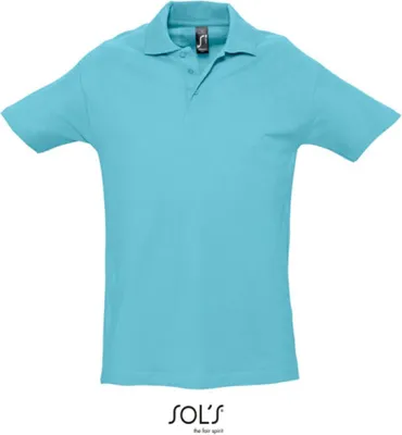 Produktbild von SOLs 11362 | Herren Poloshirt Spring II - Farbe: Atoll Blue - Größe: XXL