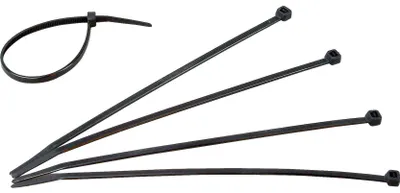 Produktbild von Kabelbinder schwarz 200x4,6mm Kunststoffzunge/-nase, 328403099