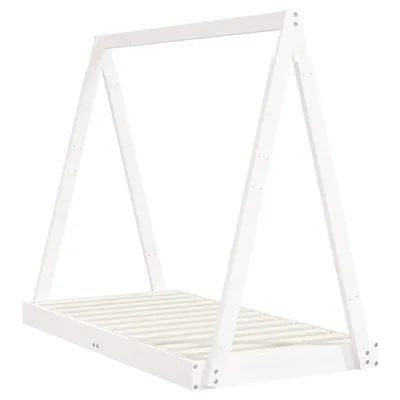 Produktbild von "im Sonderangebot"Kinderbett - CLORIS - Jugendbett eleganten Design - Weiß 70x140 cm Massivholz Kiefer - NeuMöbel9653135