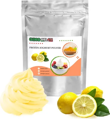 Image de Yaourt glacé au citron en poudre 333 g