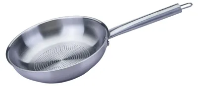 Image de Poêle 28 cm en inox 18/8 Fackelmann Ovalgriff
