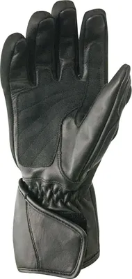Productafbeelding van Bores Rider lederen handschoenen, kleur: zwart, maat: 7