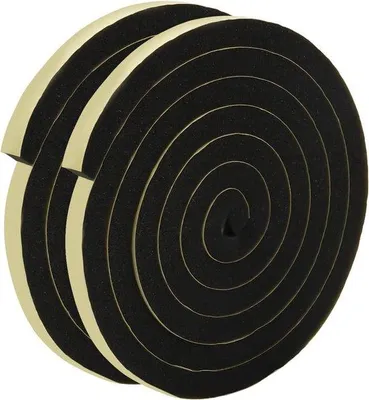 Produktbild von Silikonische Dichtband 12 mm x 12 mm - Selbstklebend - 4 Meter - Türen und Fenster - Schalldicht - Chemische Dichtband.